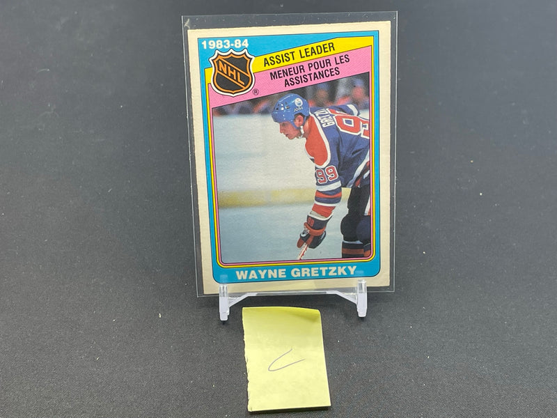1984 O-PEE-CHEE - ASSIST LEADER - W. GRETZKY -