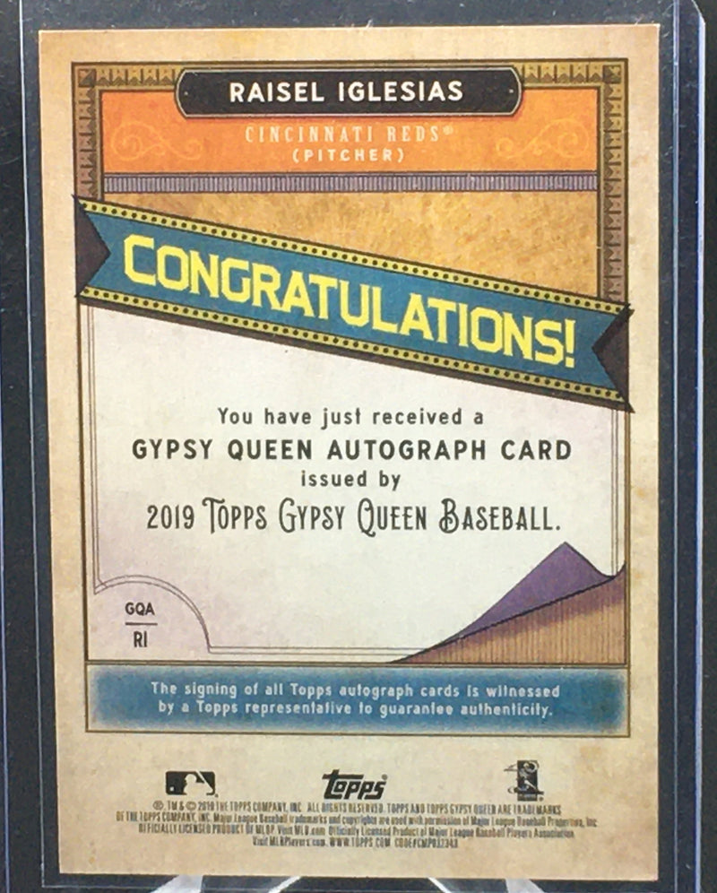 2019 TOPPS GYPSY QUEEN - R. IGLESIAS -