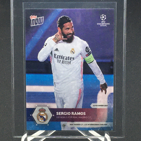 2020 TOPPS NOW - CHAMPIONS LEAGUE - S. RAMOS - #O19 - RC