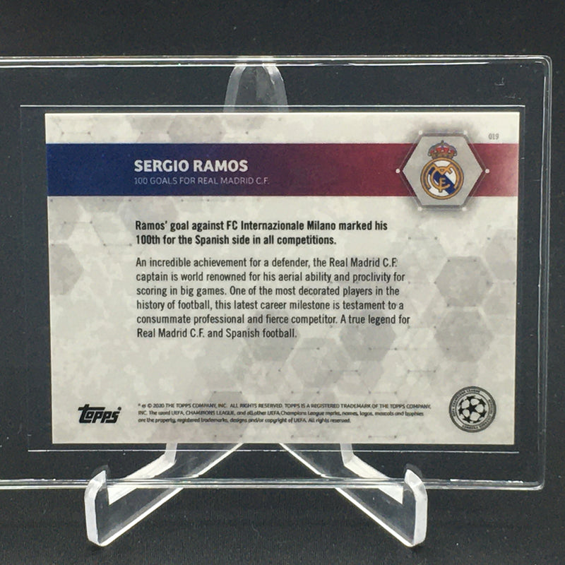 2020 TOPPS NOW - CHAMPIONS LEAGUE - S. RAMOS -