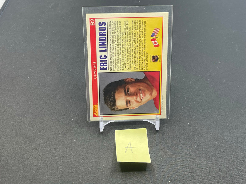 1990 SCORE - 1990 SCORE - E. LINDROS -