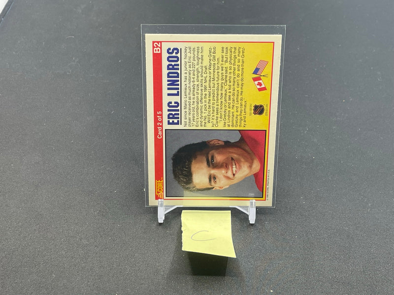 1990 SCORE - 1990 SCORE - E. LINDROS -
