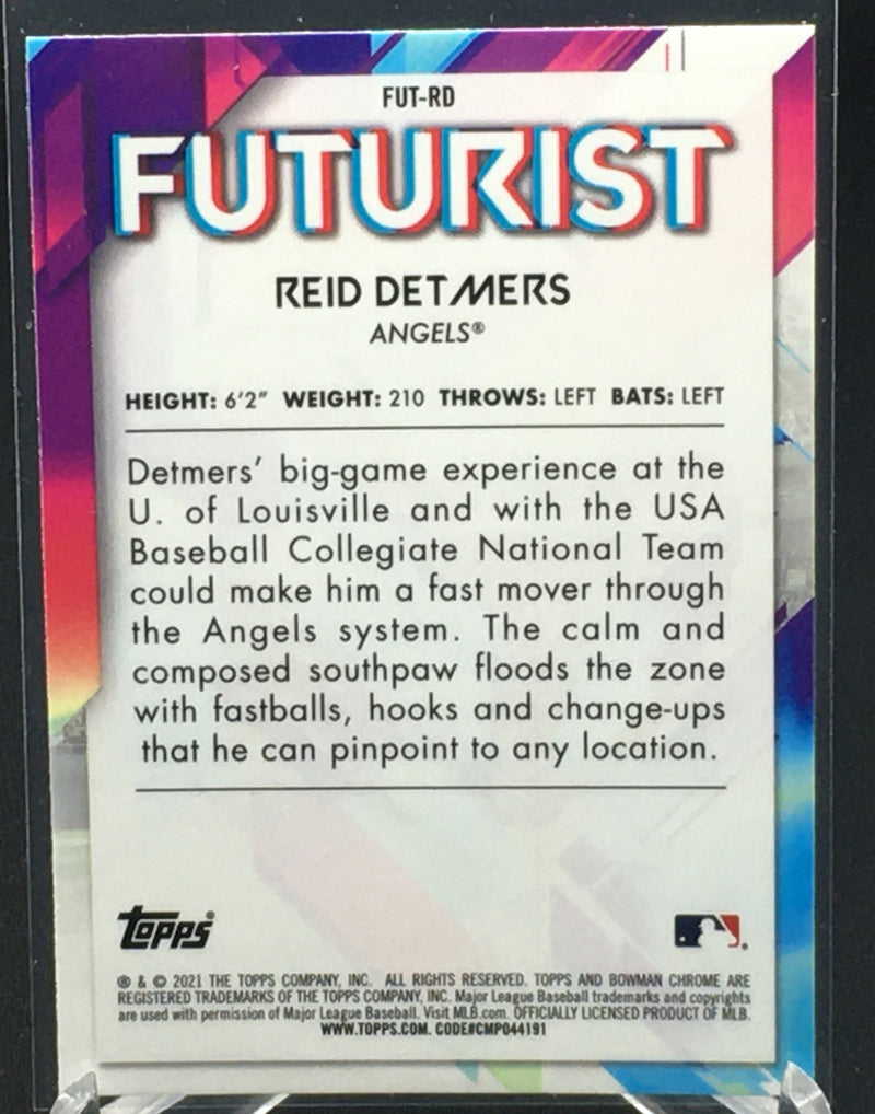 2021 TOPPS BOWMAN CHROME - FUTURIST - R. DETMERS -