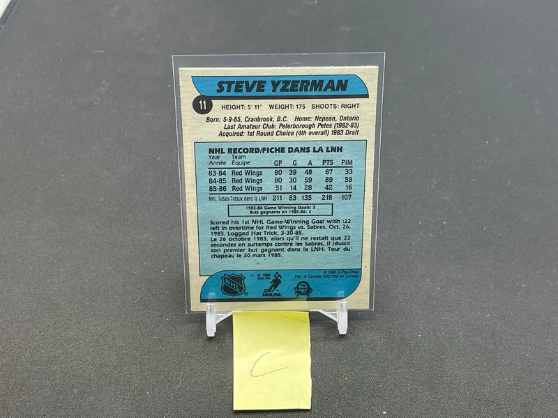 1986 O-PEE-CHEE - S. YZERMAN -