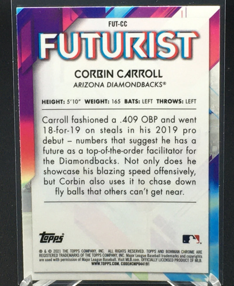 2021 TOPPS BOWMAN CHROME - FUTURIST - C. CARROLL -