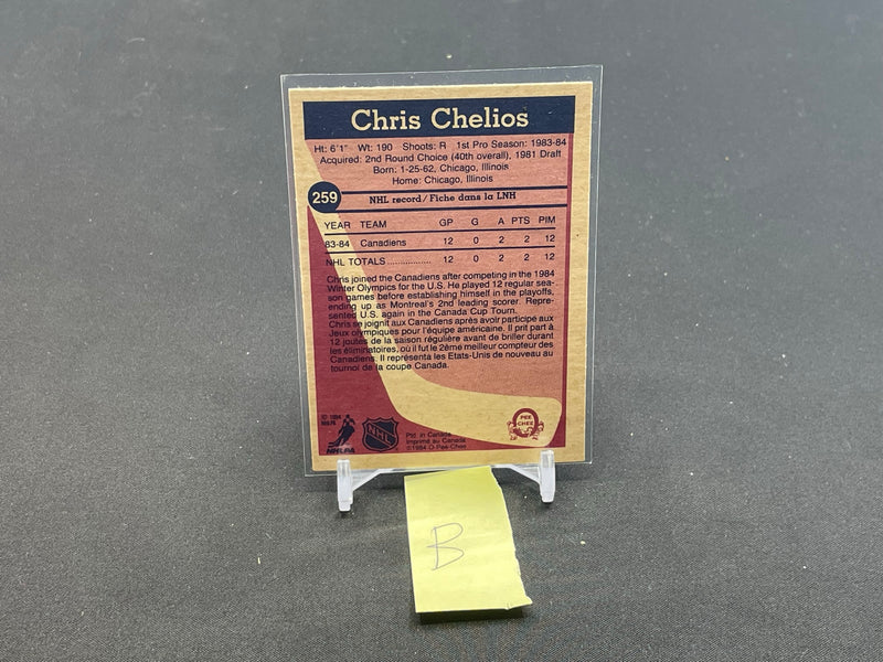 1984 O-PEE-CHEE - C. CHELIOS -