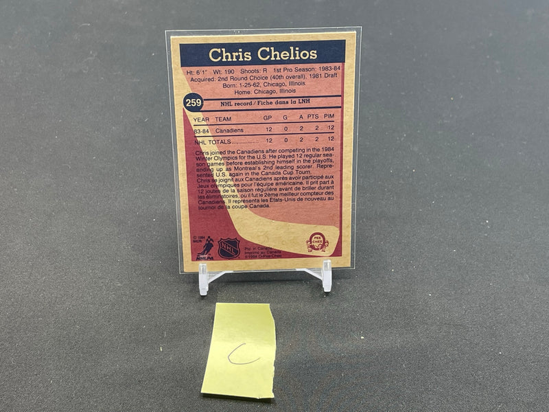 1984 O-PEE-CHEE - C. CHELIOS -