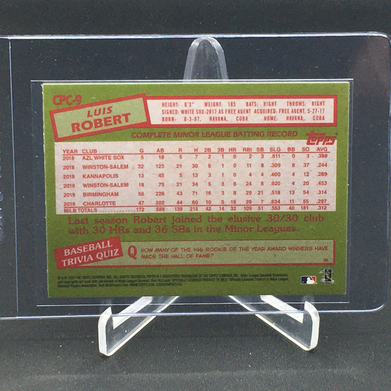 2020 TOPPS - L. ROBERT -