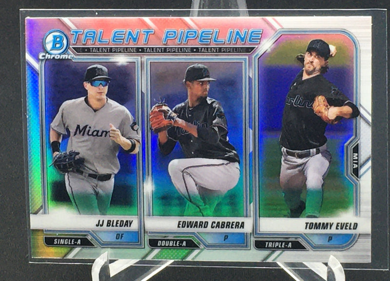 2021 TOPPS BOWMAN CHROME - TALENT PIPELINE - B. DAVIS/ C. ABBOTT/ A. RIVAS -