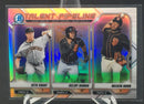 2021 TOPPS BOWMAN CHROME - TALENT PIPELINE - S. COREY/ H. RAMOS/ M. ADON -