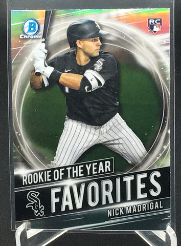 2021 TOPPS BOWMAN CHROME - ROOKIE OF THE YEAR FAVORITES - N. MADRIGAL- #RRY-NM - RC