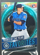 2021 TOPPS BOWMAN CHROME - ROOKIE OF THE YEAR FAVORITES - E. WHITE -