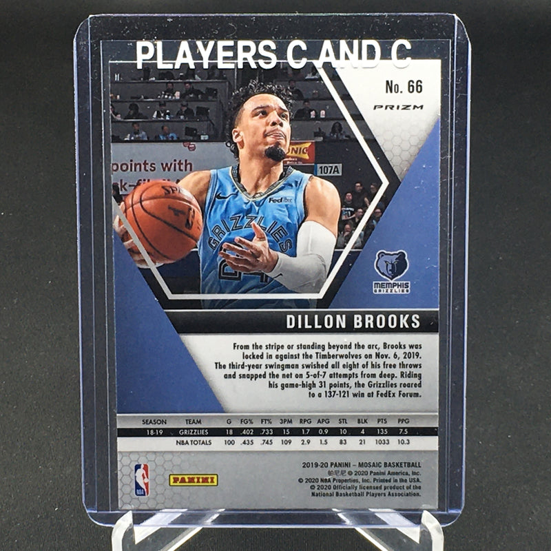2019 PANINI MOSAIC - SILVER MOSAIC PRIZM - D. BROOKS -