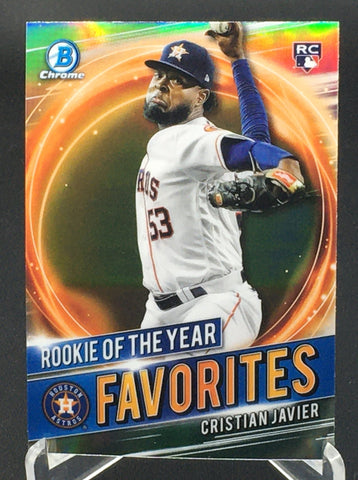 2021 TOPPS BOWMAN CHROME - ROOKIE OF THE YEAR FAVORITES - C. JAVIER - #RRY-CJ - RC