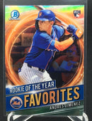 2021 TOPPS BOWMAN CHROME - ROOKIE OF THE YEAR FAVORITES - A. GIMENEZ -