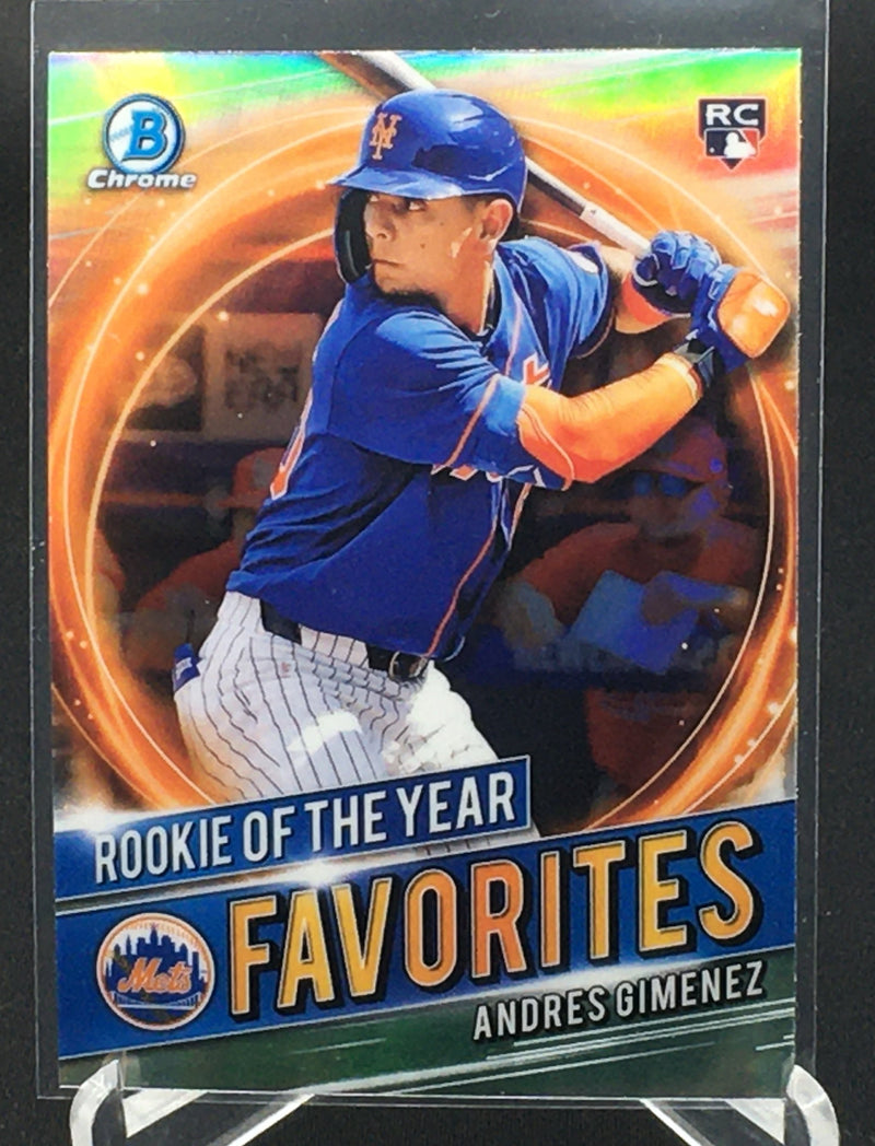 2021 TOPPS BOWMAN CHROME - ROOKIE OF THE YEAR FAVORITES - A. GIMENEZ -