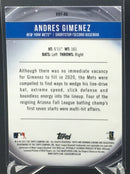 2021 TOPPS BOWMAN CHROME - ROOKIE OF THE YEAR FAVORITES - A. GIMENEZ -