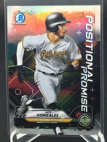 2021 TOPPS BOWMAN CHROME - POSITIONAL PROMISE - N. GONZALES - #POS-NG