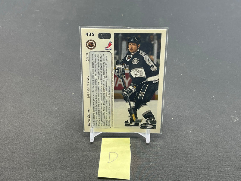 1992 UPPER DECK - LADY BING  MEMORIAL TROPHY - W. GRETZKY -