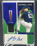 2019 PANINI LEATHER AND LACE - J. NIX - #LAS-JN - #'D/15 - AUTOGRAPH - GAME USED MATERIAL