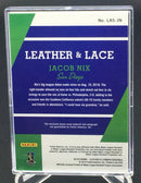 2019 PANINI LEATHER AND LACE - J. NIX - #LAS-JN - #'D/15 - AUTOGRAPH - GAME USED MATERIAL