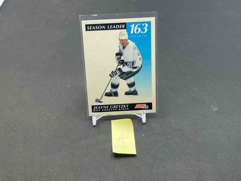 1991 SCORE - SEASON LEADER - W. GRETZKY -