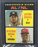 2020 TOPPS HERITAGE - ROOKIE STARS - Y. ALVAREZ/ A. AQUINO -