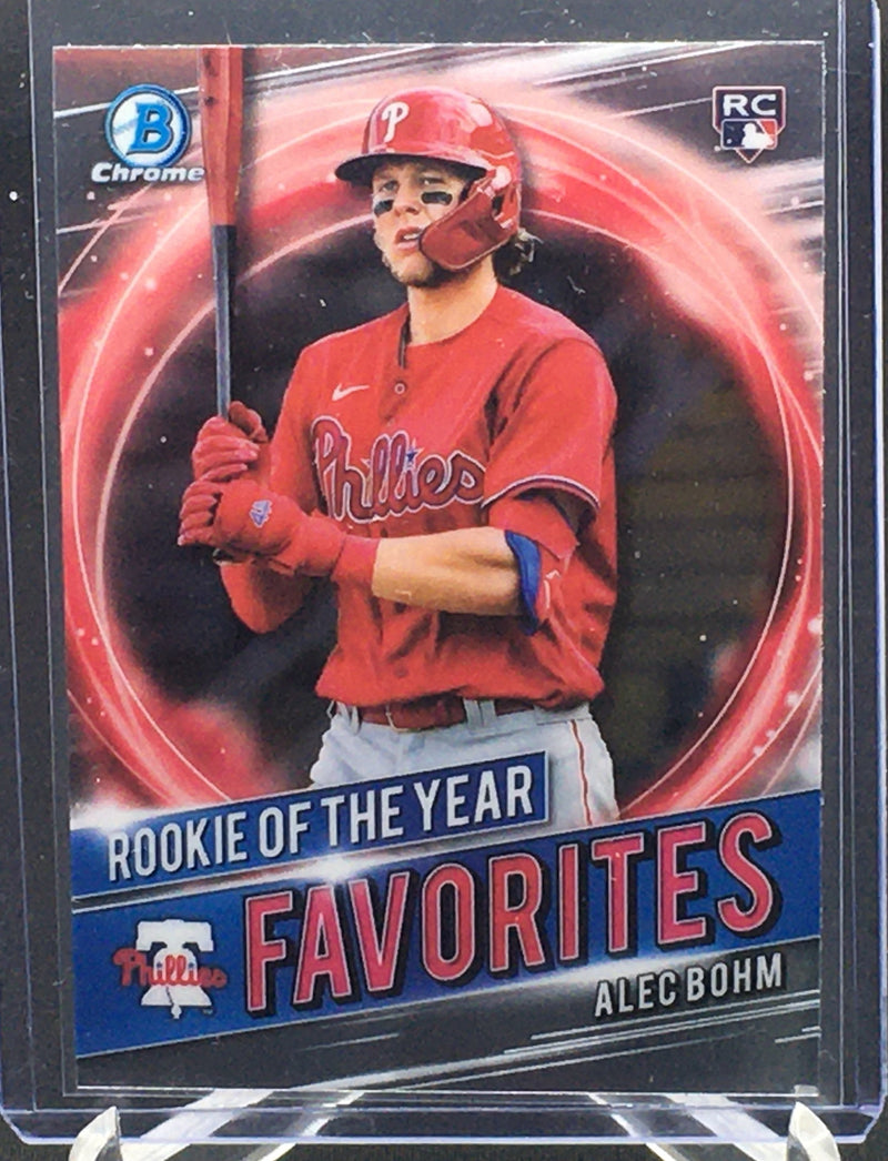2021 TOPPS BOWMAN CHROME - ROOKIE OF THE YEAR FAVORITES - A. BOHM -