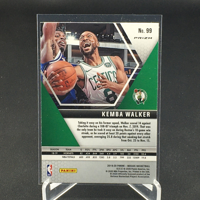 2019 PANINI MOSAIC - SILVER DISCO PRIZM - K. WALKER -