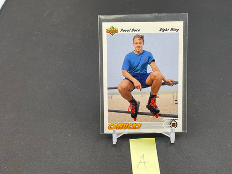 1991 UPPER DECK -VANCOUVER CANUCKS - P. BURE - #54