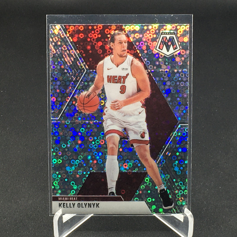 2019 PANINI MOSAIC - SILVER DISCO PRIZM - K. OLYNYK -