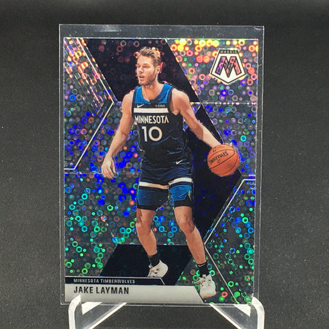 2019 PANINI MOSAIC - SILVER DISCO PRIZM - J. LAYMAN - #123