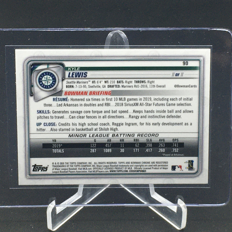 2020 TOPPS - BOWMAN CHROME - K. LEWIS -