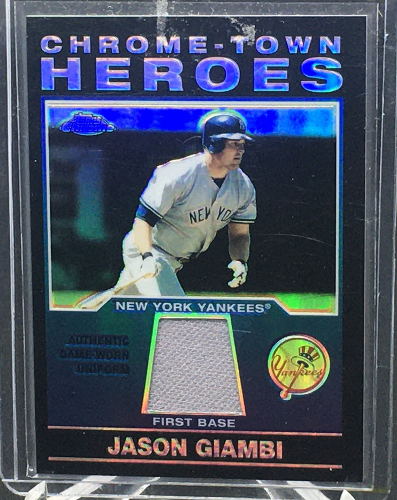 2004 TOPPS CHROME SERIES TWO - CHROME TOWN HEROES - J. GIAMBI -