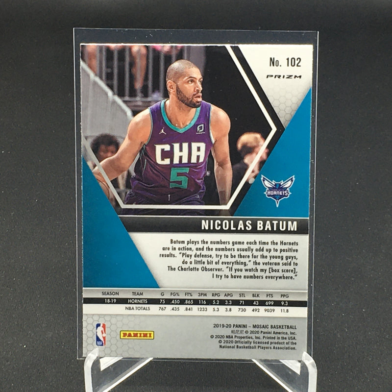2019 PANINI MOSAIC - SILVER DISCO PRIZM - N. BATUM -