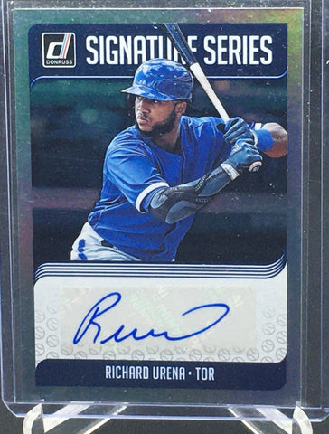 2018 PANINI DONRUSS - SIGNATURE SERIES - R. URENA - #SS-RU - AUTOGRAPH