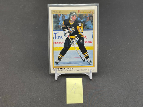 1990 O-PEE-CHEE PREMIER - J. JAGR - #50 - RC