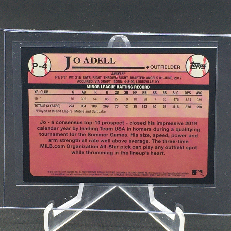 2020 TOPPS - #1 PROSPECTS - J. ADELLE - #P-4
