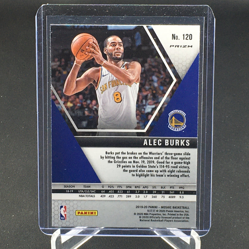 2019 PANINI MOSAIC - SILVER DISCO PRIZM - A. BURKS -