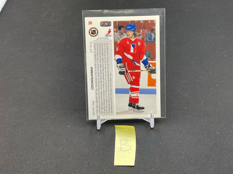 1991 UPPER DECK CANADA CUP - J. JAGR -