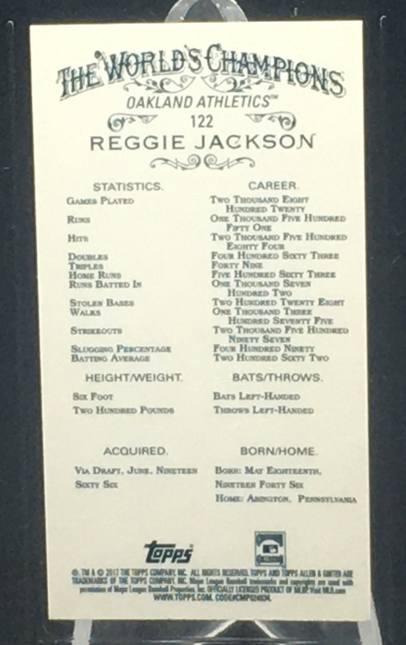 2017 TOPPS ALLEN AND GINTER - R. JACKSON -