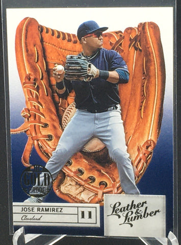 2019 PANINI LEATHER AND LUMBER - GOLD PROOF - J. RAMIREZ - #43