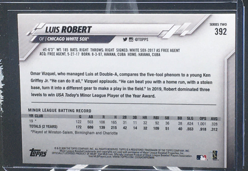 2020 TOPPS SERIES TWO - L. ROBERT -