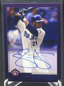 2018 TOPPS ARCHIVES - FAN FAVORITE - S. STEWART - #FFA-SS - #'D/150 - PURPLE