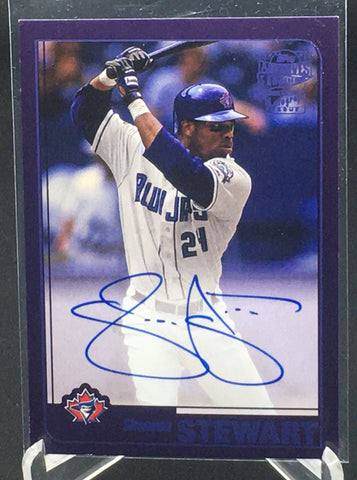 2018 TOPPS ARCHIVES - FAN FAVORITE - S. STEWART - #FFA-SS - #'D/150 - PURPLE