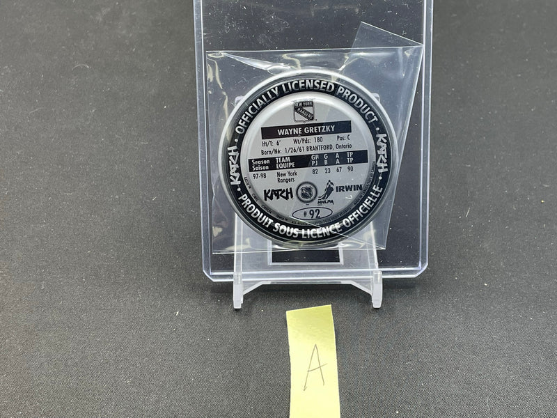 1998 OFFICIALLY LICENSED COIN LID - W. GRETZKY -