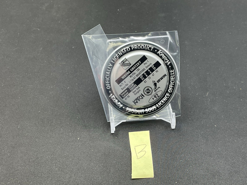 1998 OFFICIALLY LICENSED COIN LID - W. GRETZKY -