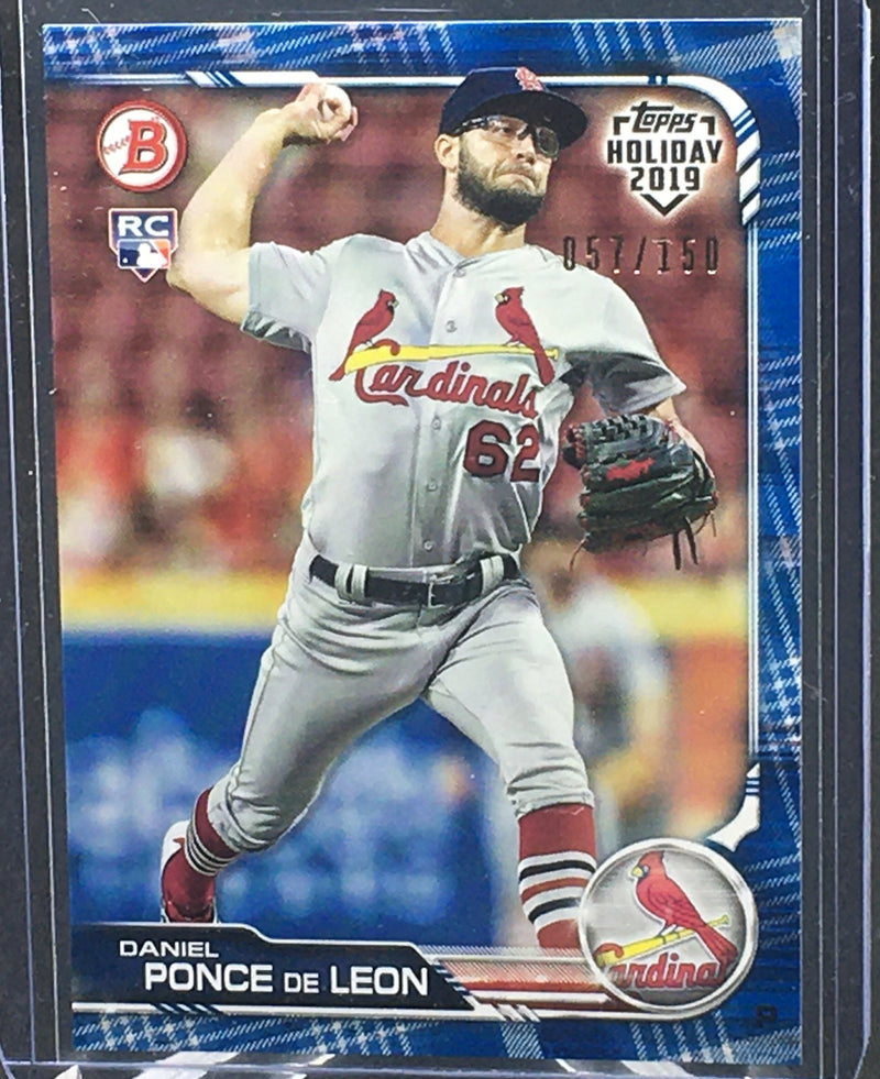2019 TOPPS BOWMAN - HOLIDAY - D. DE LEON - #TH-DPL - #'D/150 - RC