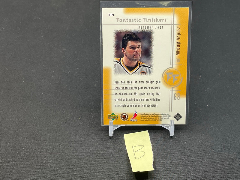 2000 UPPER DECK - FANTASTIC FINISHERS - J. JAGR -