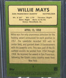 2020 TOPPS HERITAGE - SEALS STADIUM 1958 - W. MAYS -